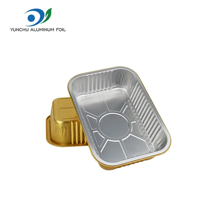 Recipientes descartáveis de alumínio para alumínio de churrasco
