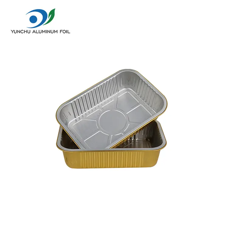 Recipientes descartáveis de alumínio para alumínio de churrasco