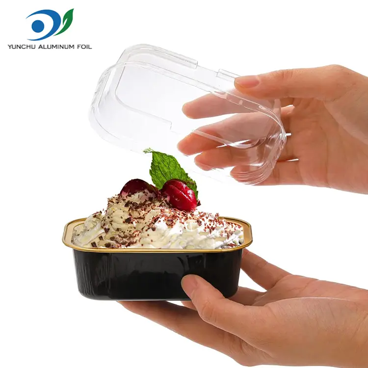 Recipientes retangulares de alumínio de parede retangular Smoothwall Recipientes retangulares de alumínio de parede retangular Smoothwall